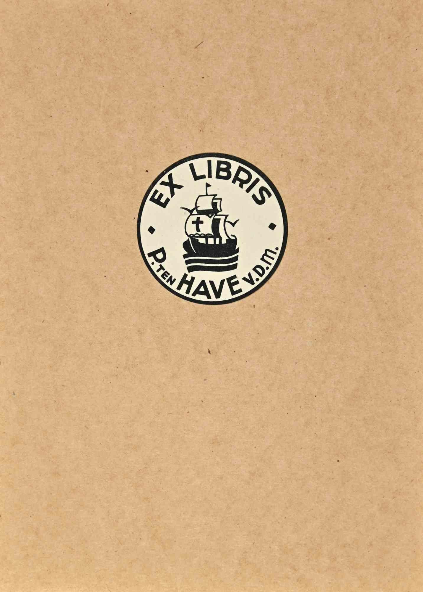 Ex Libris - P. Ten Have - Mid 20th Century - Art by Unknown
