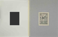Ex Libris Giorgio Balbi – Holzschnitt – Mitte des 20. Jahrhunderts