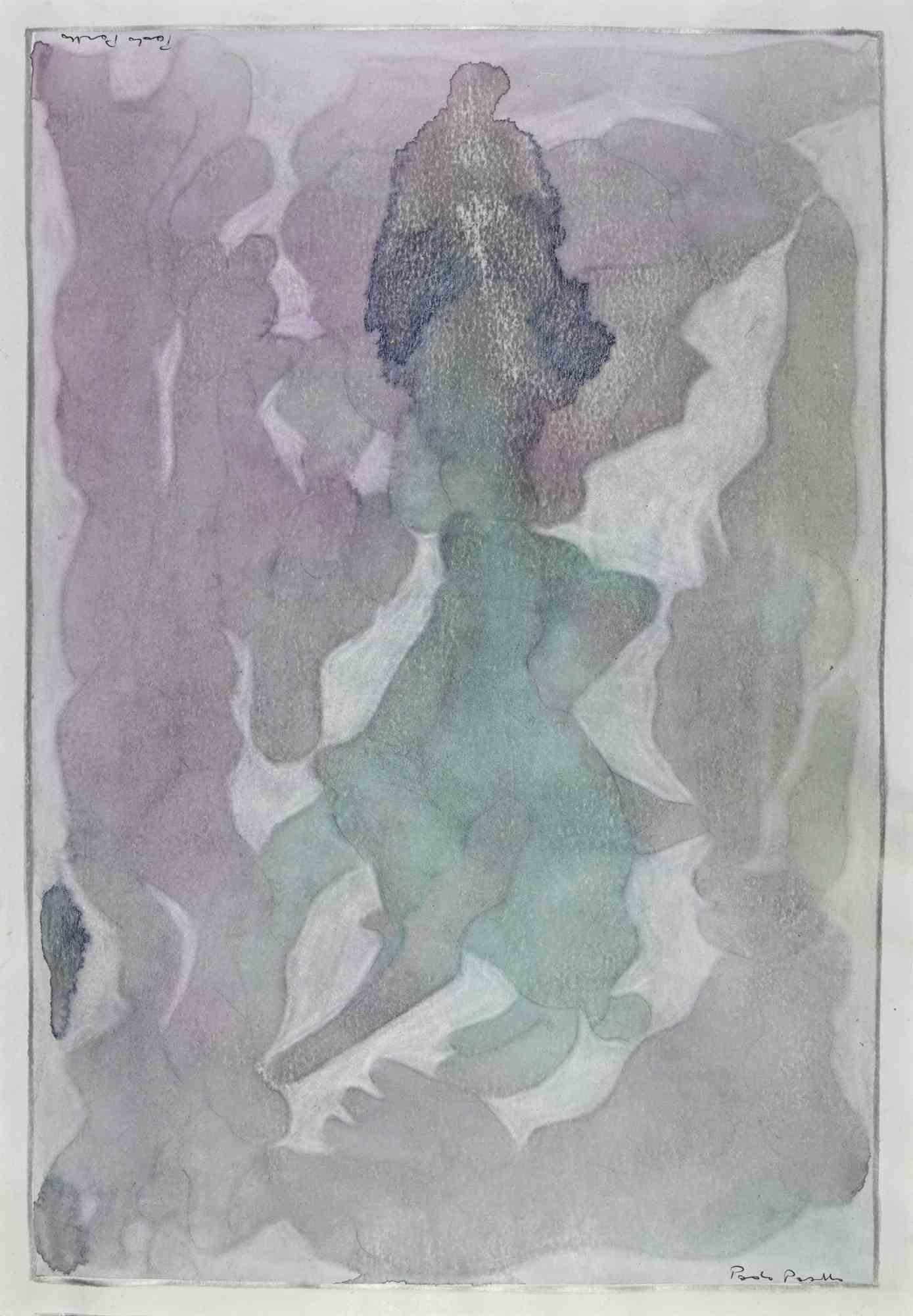Abstrakte Komposition ist ein Kunstwerk von Paolo Pasotto aus dem Jahr 1996. 

50 x 35 cm.

Handsigniert auf beiden kurzen Seiten.

Gemischte Technik auf Papier.

Gute Bedingungen. 