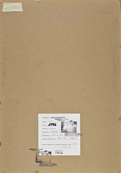 Composition abstraite de Paolo Pasotto - techniques mixtes - 1996