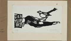 Ex- Libris - Turi Toth Tibor - Woodcut - 1970s