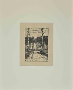 Vintage Ex Libris Giorgio Balbi - Etching - 1945
