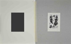 Ex Libris Giorgio Balbi – Holzschnitt – Mitte des 20. Jahrhunderts