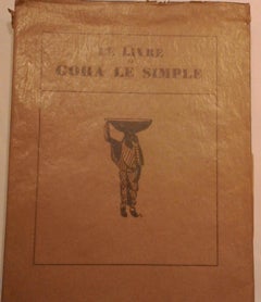 Antique Le Livre de Goha le Simple - Rare Book Illustrated by Gondouin - 1920s