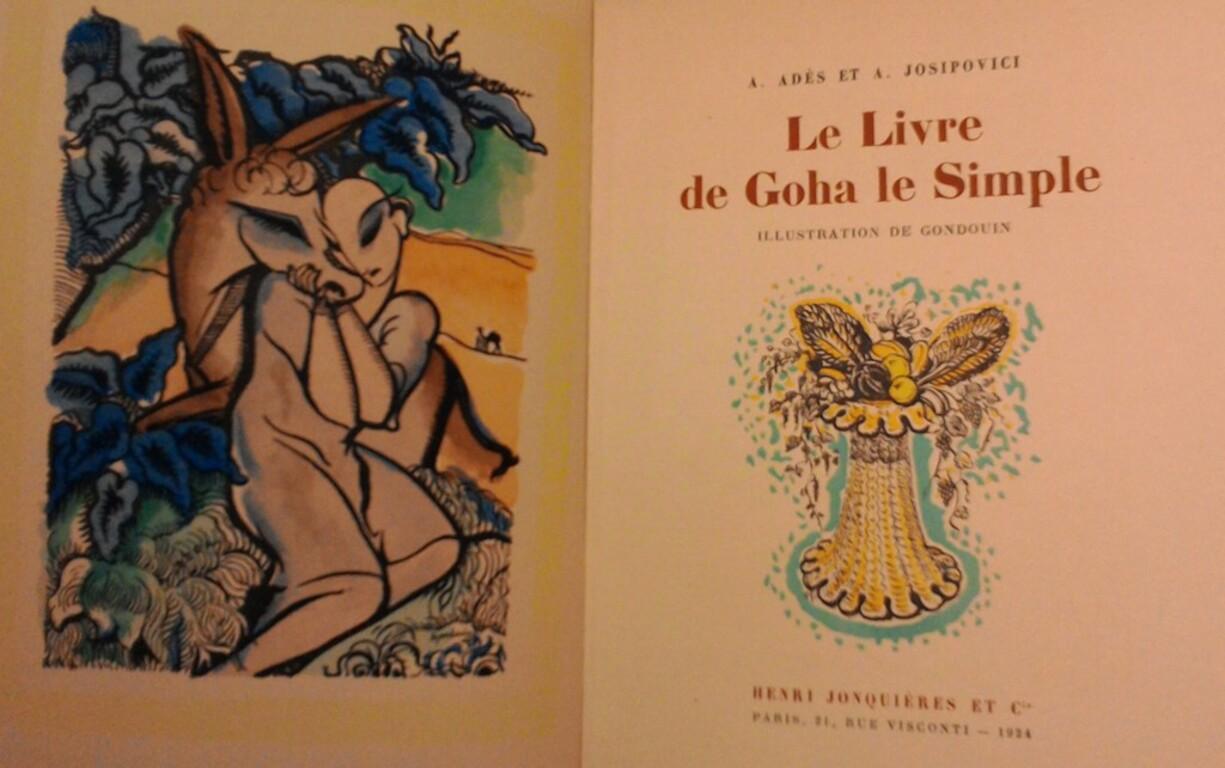 Le Livre de Goha le Simple - Rare Book Illustrated by Gondouin - 1920s - Surrealist Art by Emmanuel Gondouin