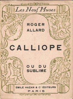 Calliope, ou du Sublime - Seltenes Buch, illustriert von Chas Laborde - 1928