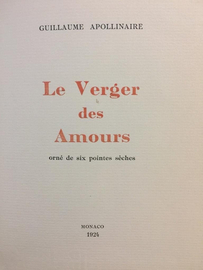 Le Verger des Amours – Seltenes Buch, illustriert von L.T. Foujita – 1927 – Art von Léonard Tsugouharu Foujita