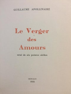 Antique Le Verger des Amours - Rare Book Illustrated by L.T. Foujita - 1927