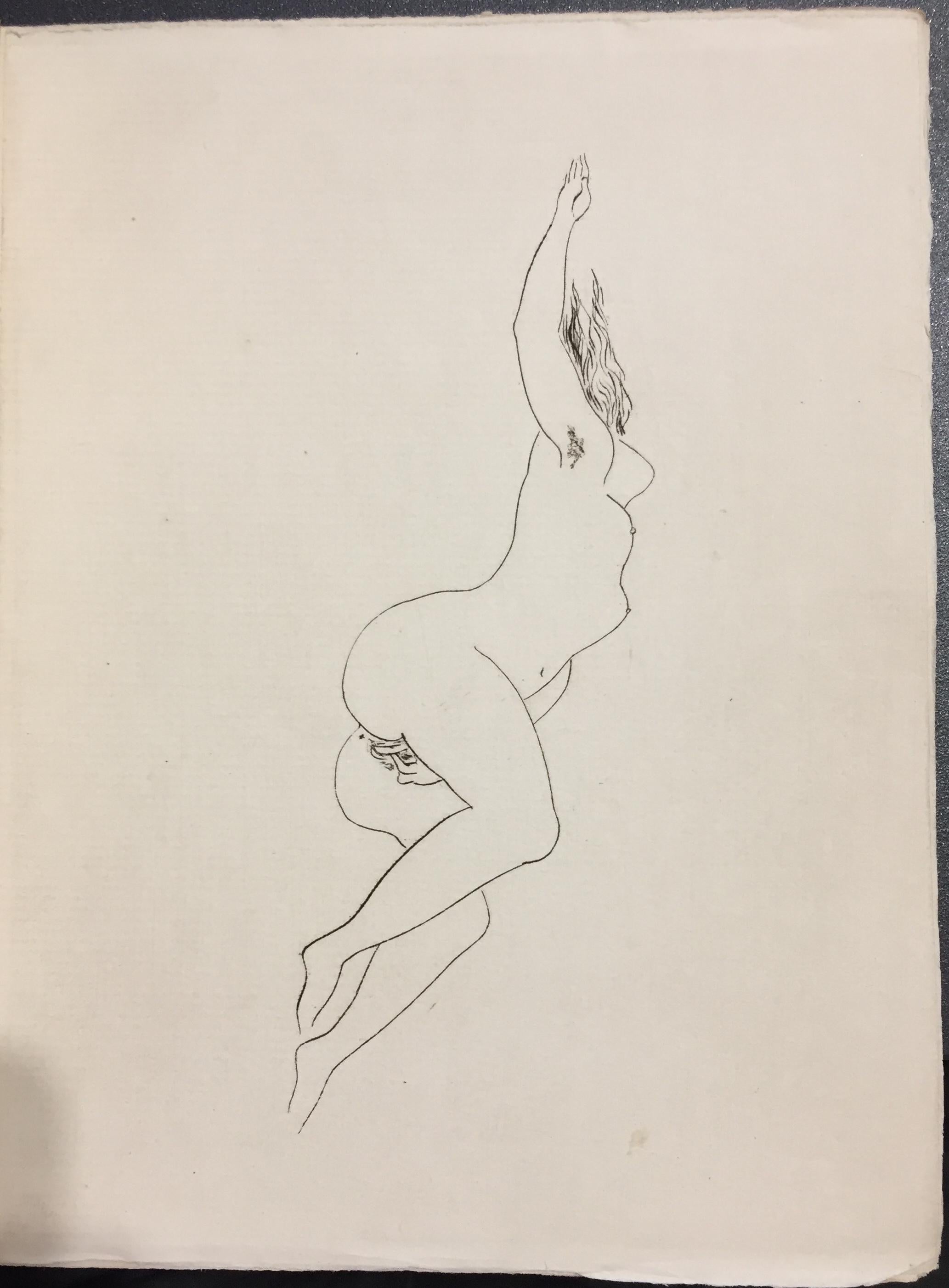 Le Verger des Amours – Seltenes Buch, illustriert von L.T. Foujita – 1927 (Surrealismus), Art, von Léonard Tsugouharu Foujita