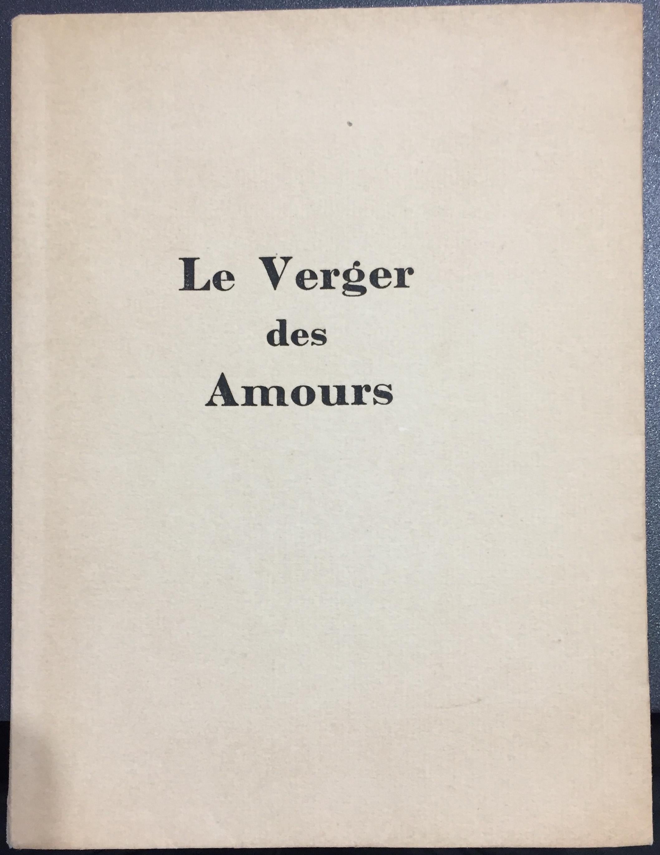 Le Verger des Amours - Rare Book Illustrated by L.T. Foujita - 1927 For Sale 2