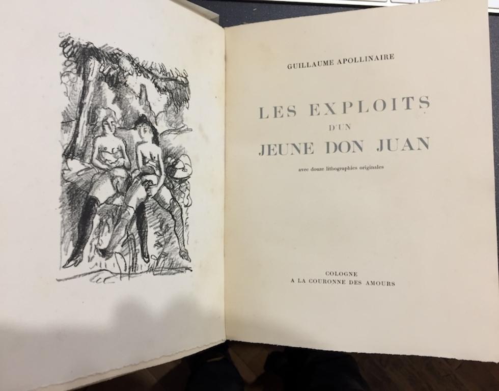 Les Exploit d'un Jeune Don Juan - Rare Book Illustrated by Apollinaire - 1910 - Surrealist Art by Guillaume Apollinaire