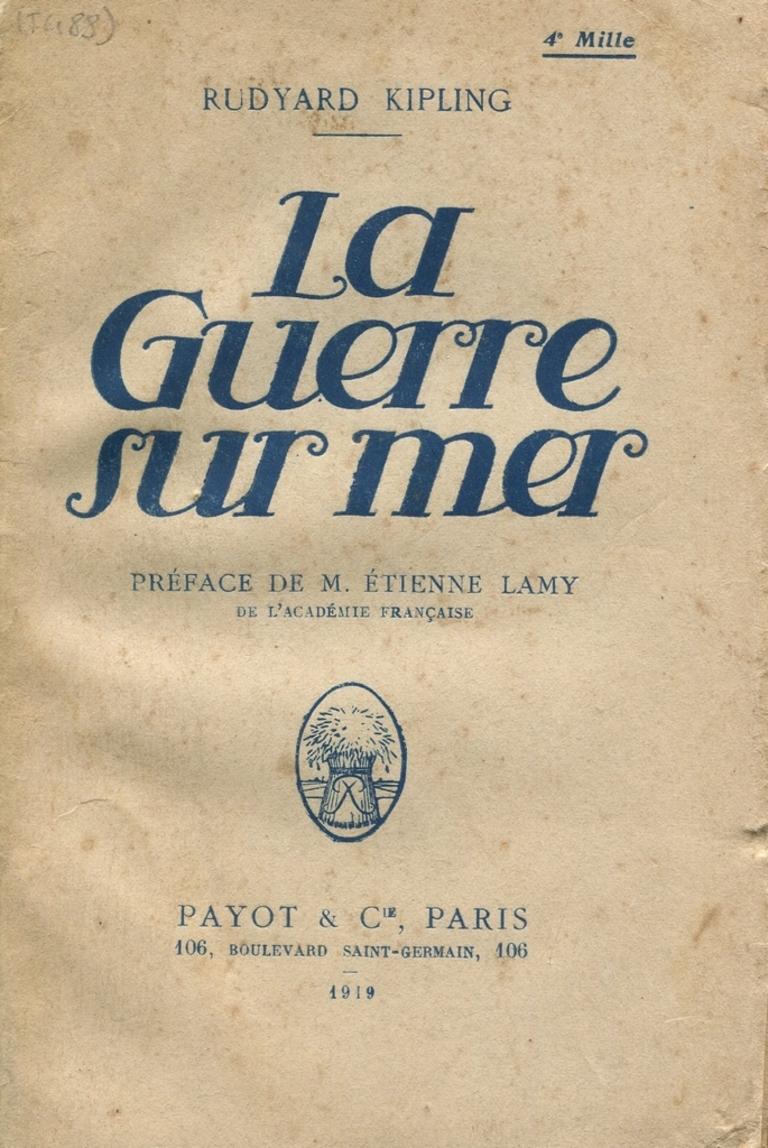 Original work by Rudyard Kipling, translated in french by Etienne Lamy. Little foxing on the original paperback cover. Language: french. Good conditions. Partially uncut.