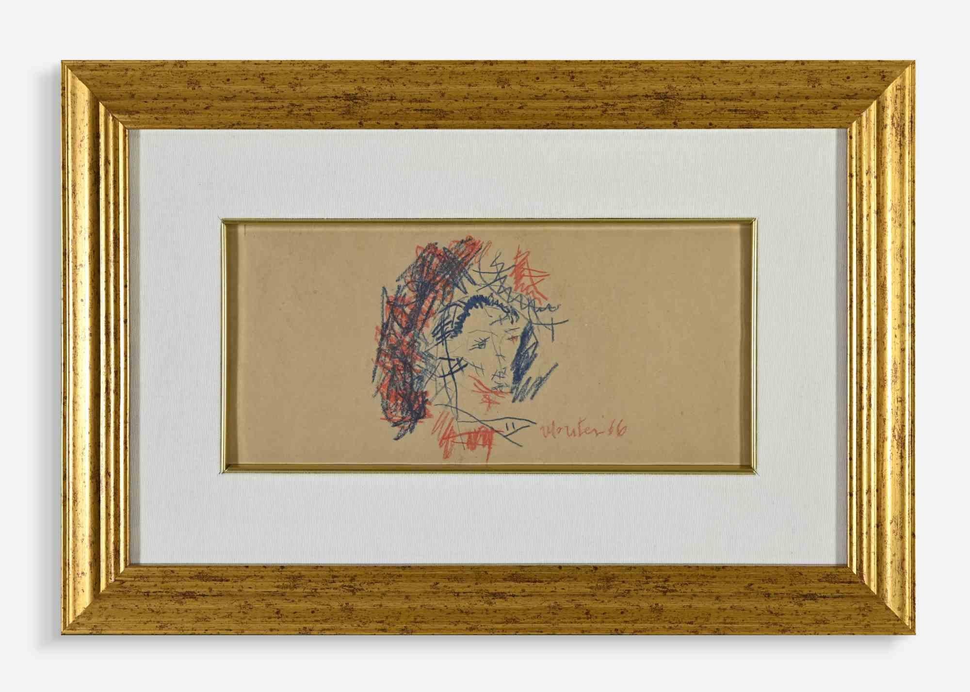 Composition is an artwork realized by Carlo Montesi in 1966. 

33 x 48 cm with frame.

Crayons on cardboard

Handsigned and dated lower right side.

Good conditions!