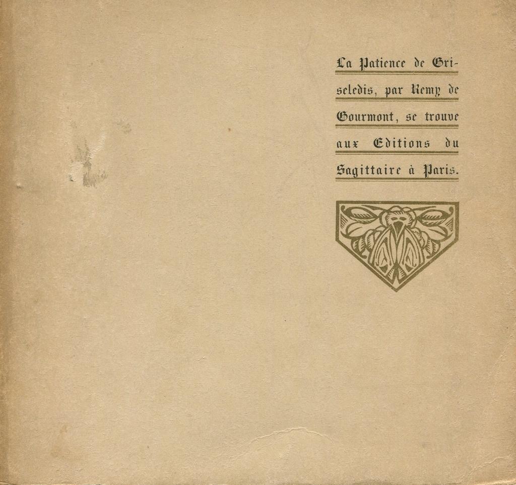 La Patience de Griseledis – Seltenes Buch, illustriert von P.A. Moras - 1920er Jahre