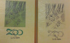 Zoo - Seltenes Buch von Gus Bofa - 1935