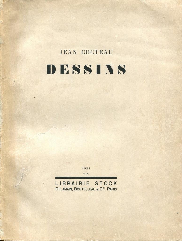Livre rare de Jean Cocteau - 1923