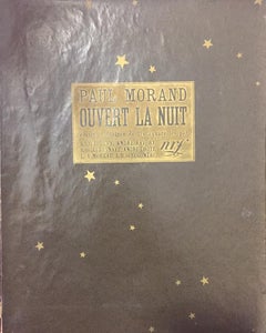 Ouvert la Nuit, livre rare de Raoul Dufy, 1924