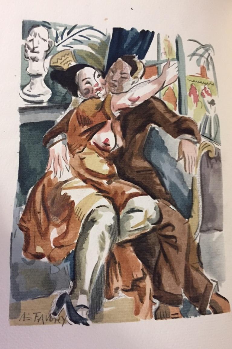 Ouvert la Nuit - Rare Book by Raoul Dufy - 1924 For Sale 1