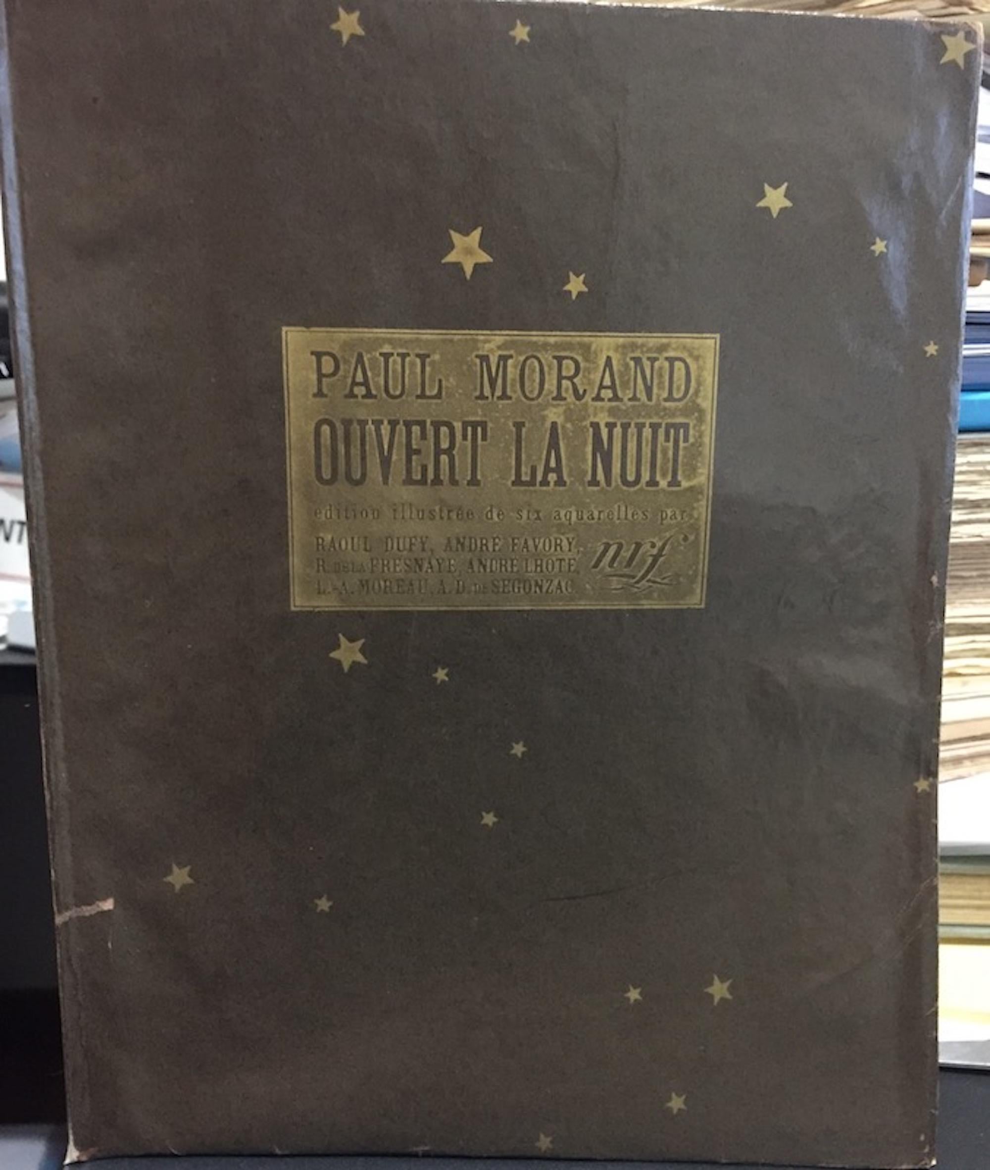 Ouvert la Nuit - Rare Book by Raoul Dufy - 1924 For Sale 3