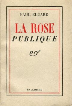 La Rose Publique - Rare Book by Paul Eluard - 1934
