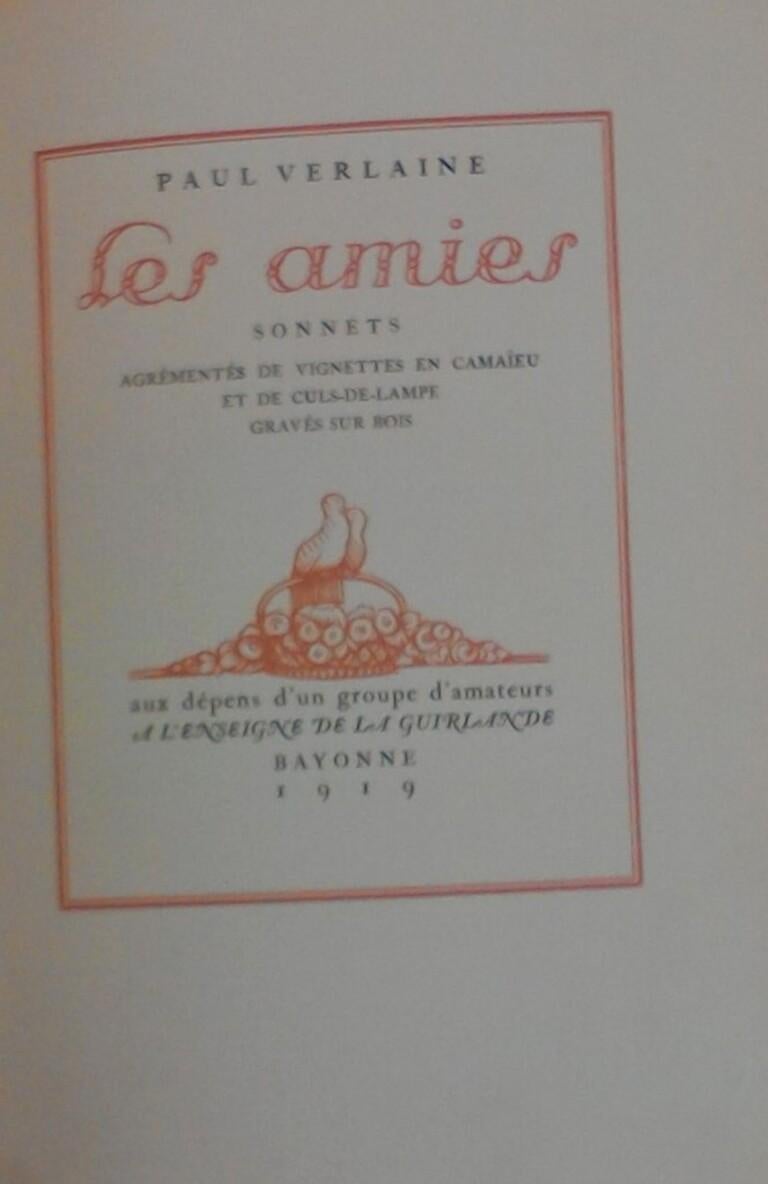 Les Amies - Rare Book by Jean Gabriel Daragnès - 1919 For Sale 1