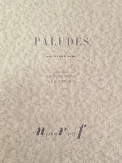 Paludes - Rare Book by R. De La Fresnaye - 1921