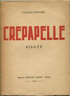 Antique Crepapelle - Risate - Rare Book by Luciano Folgore - 1919