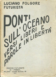 Ponti sull’Oceano-Versi Liberi e Parole... - Rare Book by Luciano Folgore - 1914