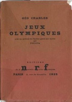 Antique Jeux Olympiques - Rare Book Illustrated by L.T. Foujita - 1925