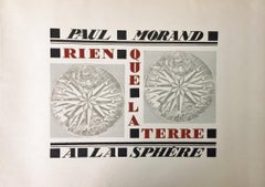 Rien que la terre – Seltenes Buch, illustriert von Demetrios Galanis – Rien que la terre – 1926