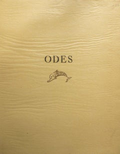 Odes – Seltenes Buch, illustriert von Demetrios Galanis – 1926