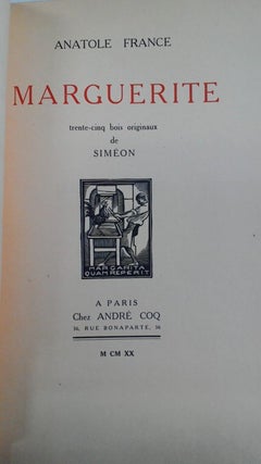 Marguerite - Rare Book Illustrated by Fernand Simeon - 1920