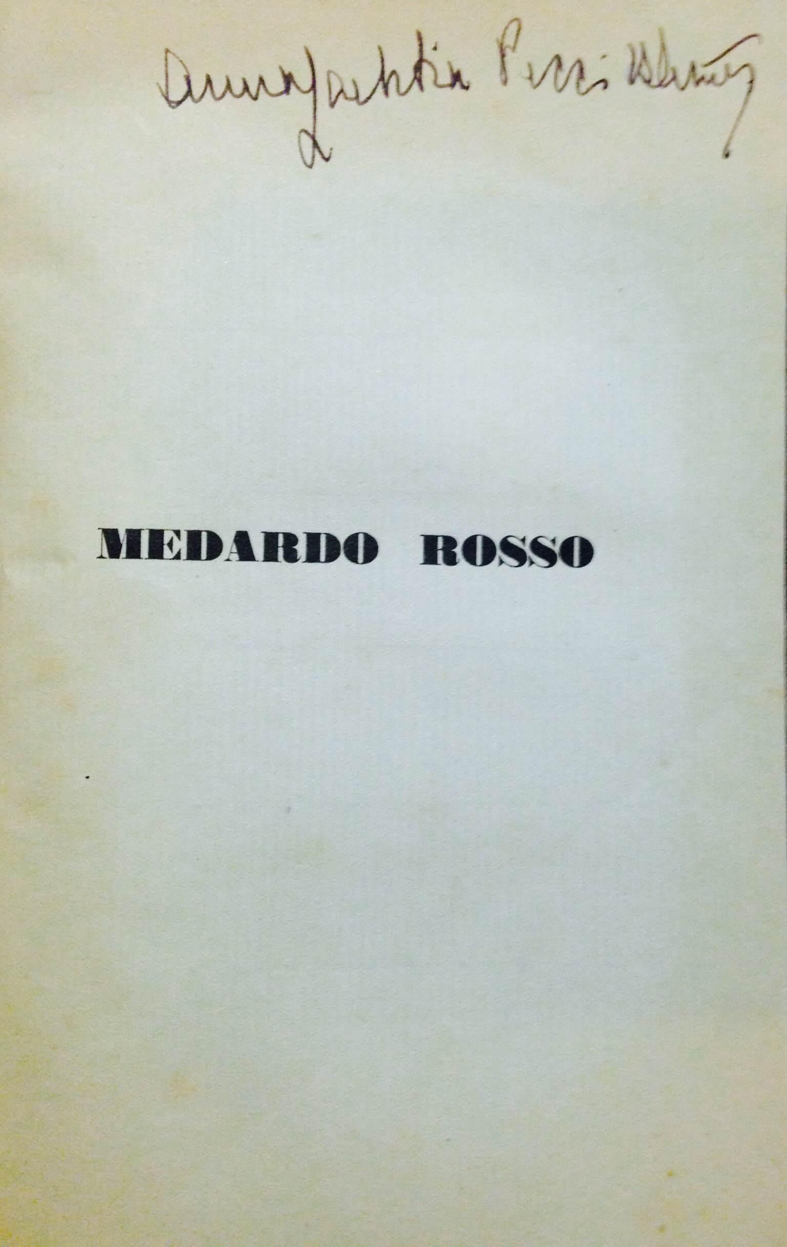 Medardo Rosso - Rare Book Illustrated by Ardengo Soffici - 1929 For Sale 3