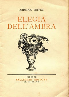 Elegia dell'Ambra – Seltenes Buch, illustriert von Ardengo Soffici – 1927