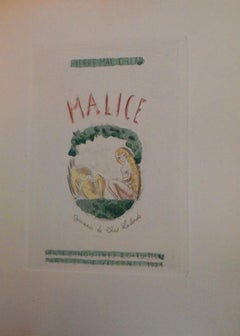 Malicia - Libro Raro Ilustrado por Chasles Laborde - 1924