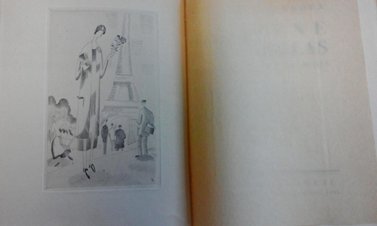 Hélene & Touglas - Rare Book Illustrated by J.E. Laboureur - 1925 - Surrealist Art by Jean Emile Laboureur