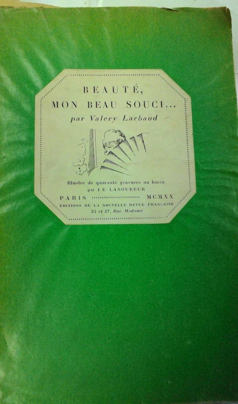 Beauté, Mon Beau Souci - Seltenes Buch Illustriert von J.E. Laboureur – 1920 – Art von Jean Emile Laboureur