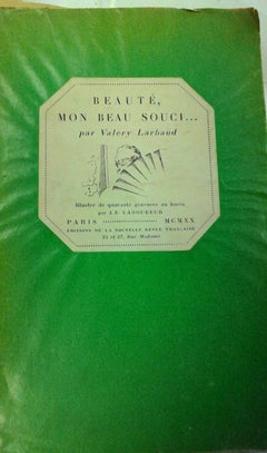 Beauté, Mon Beau Souci - Livre rare illustré par J.E. Laboureur - 1920
