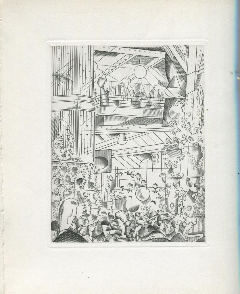 Tischau de Grands Magasins – Seltenes Buch, illustriert von Jean Emile Laboureu – 1925 (Surrealismus), Art, von Jean Emile Laboureur