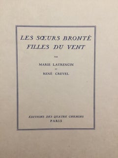 Les Soeurs Brontë ou les Fille - Rare Book Illustrated by Marie Laurencin - 1930