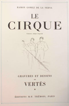 Le Cirque - Rare Book by Marcel Vertès - 1928