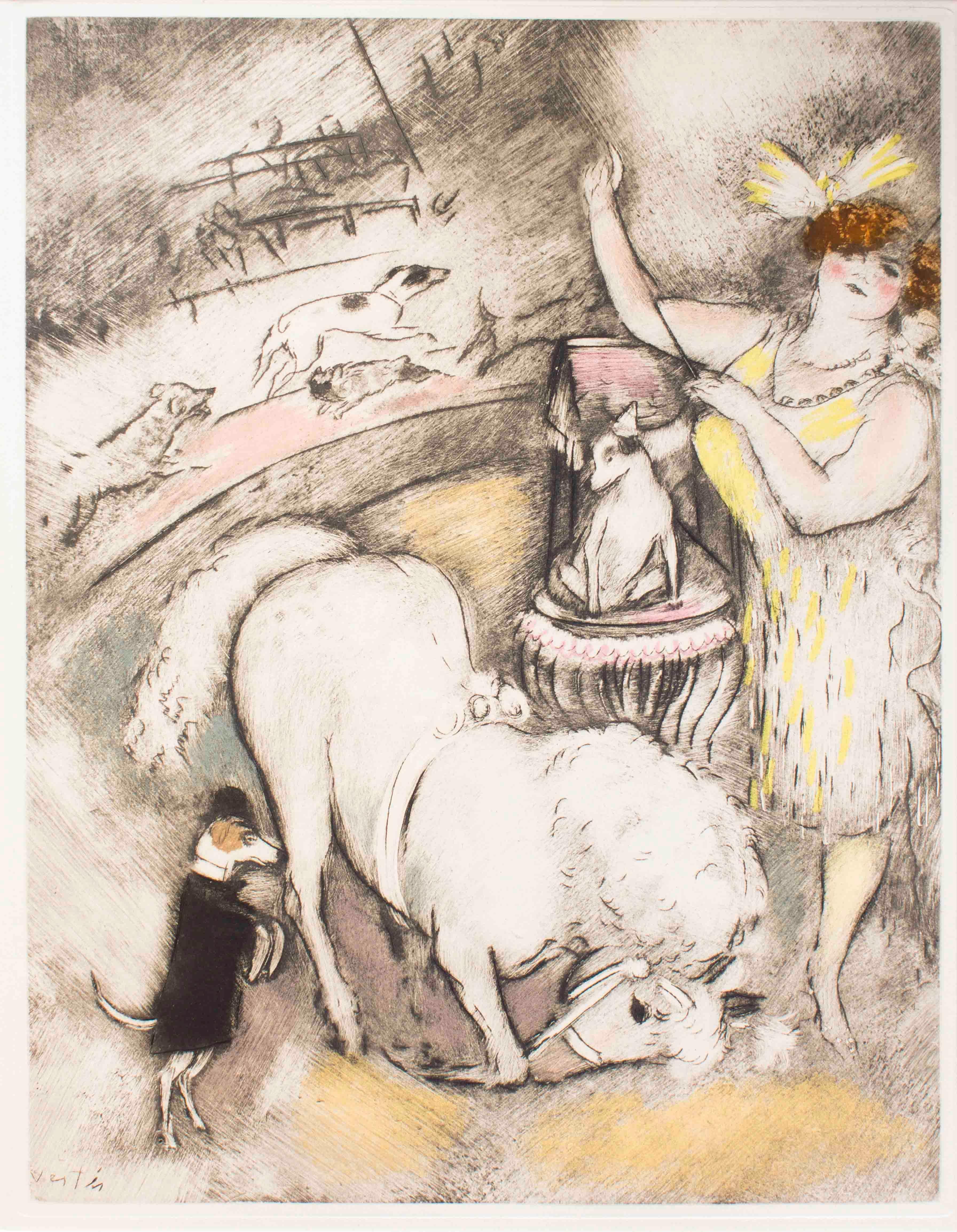 Le Cirque - Libro raro di Marcel Vertès - 1928 in vendita 4