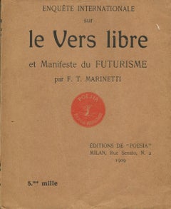 Enquete Internationale sur le Vers Libre - Livre rare - 1909