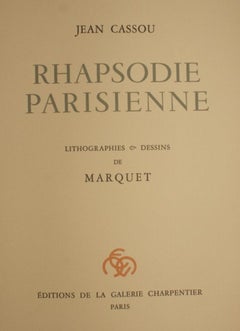 Rhapsodie Parisienne - Rare Book by Albert Marquet - 1950