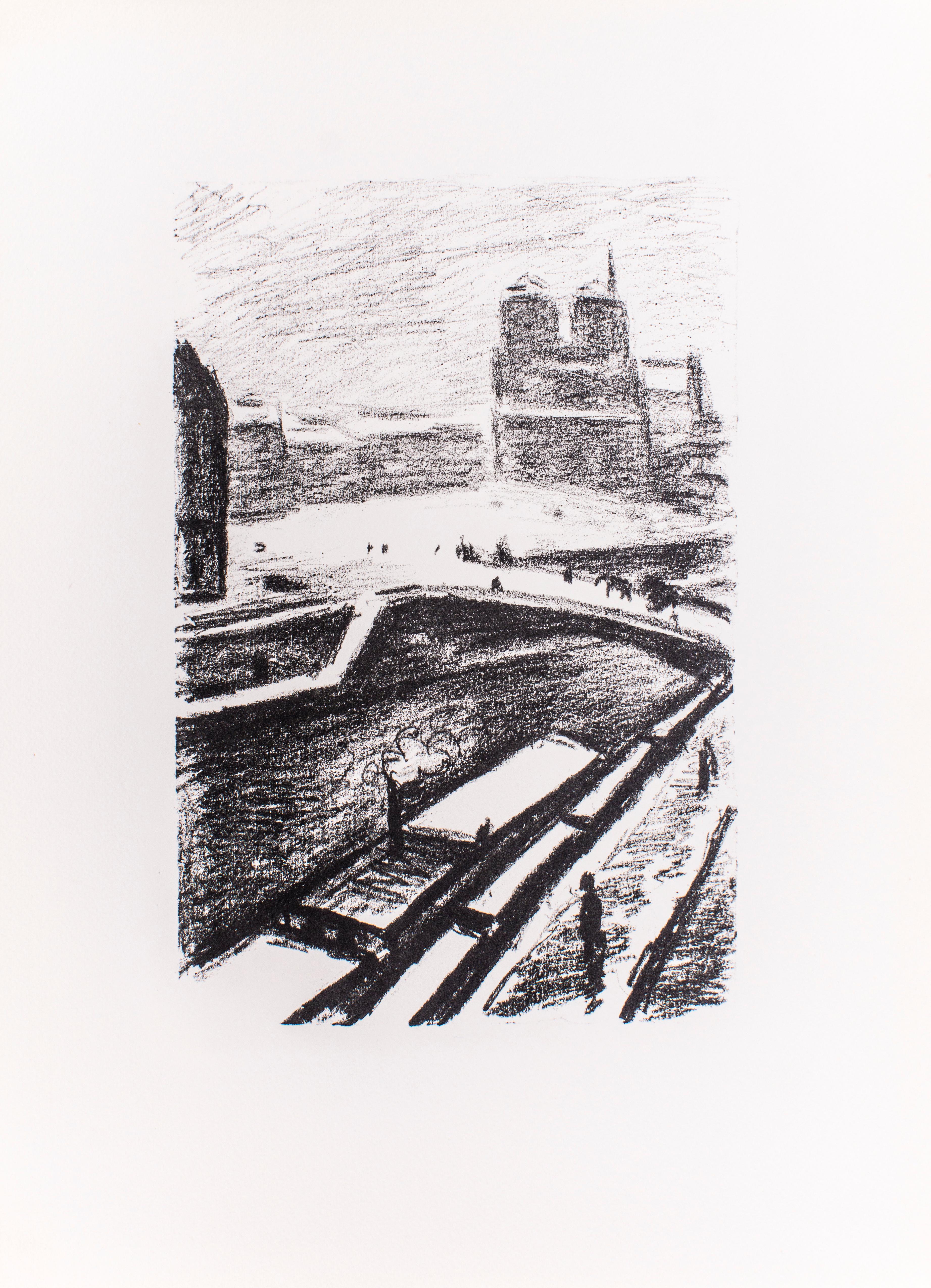 Rapsodia Parisina - Libro raro de Albert Marquet - 1950 4