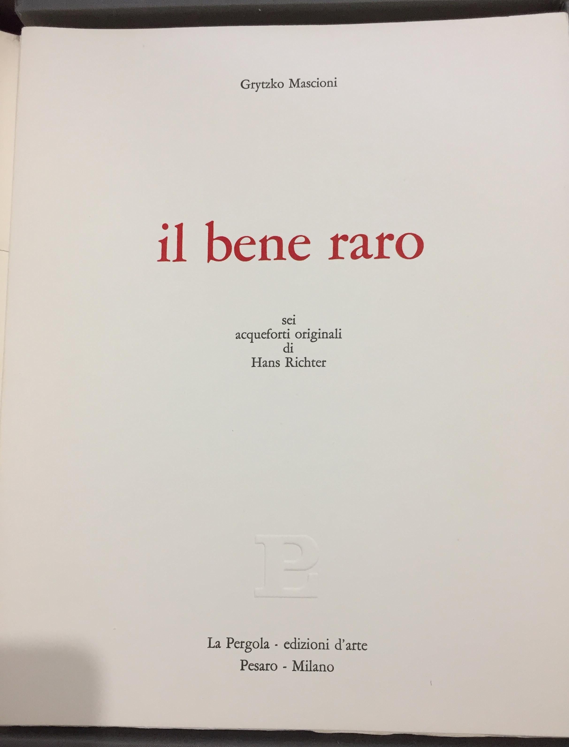 Il Bene Raro - Rare Book illustrated by Hans Richter - 1970 For Sale 3