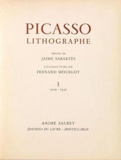Picasso Lithographie I von Picasso, 1919-1947 – Seltenes Buch, illustriert von Pablo Picasso – 1949