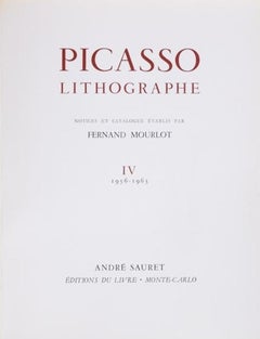 Vintage Picasso Lithographe IV, 1956-1963- Rare Book illustrated by Pablo Picasso - 1964