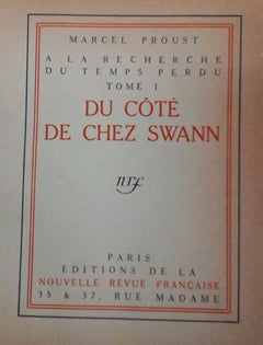 Du Côté de Chez Swann - Rare Book illustrated by Marcel Proust - 1919