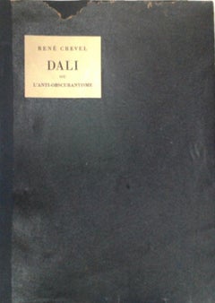 Dali ou l'Anti-Obscurantisme - Livre rare illustré par René Crevel - 1931